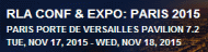 RLA Conference & Expo: Paris 2015
